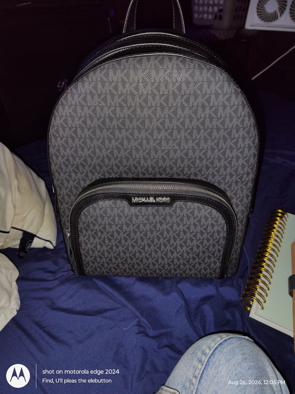 NWT Michael Kors Jaycee Large Backpack Black - BRAND NEW